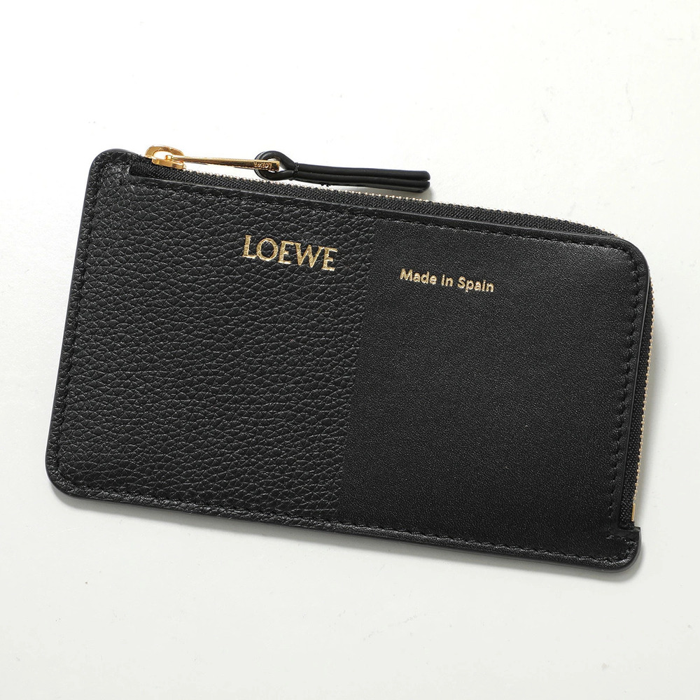 Loewe coin case Wallet leather card fragment wallet BLACK